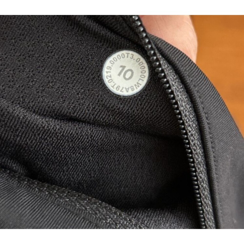 Lululemon Pace Setter Skort Black Elastic Waist Size 10 Tall Pickleball Tennis - Picture 5 of 5